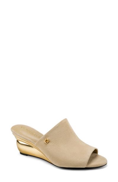 DONNA KARAN DONNA KARAN Donna Wedge Slide Sandal
