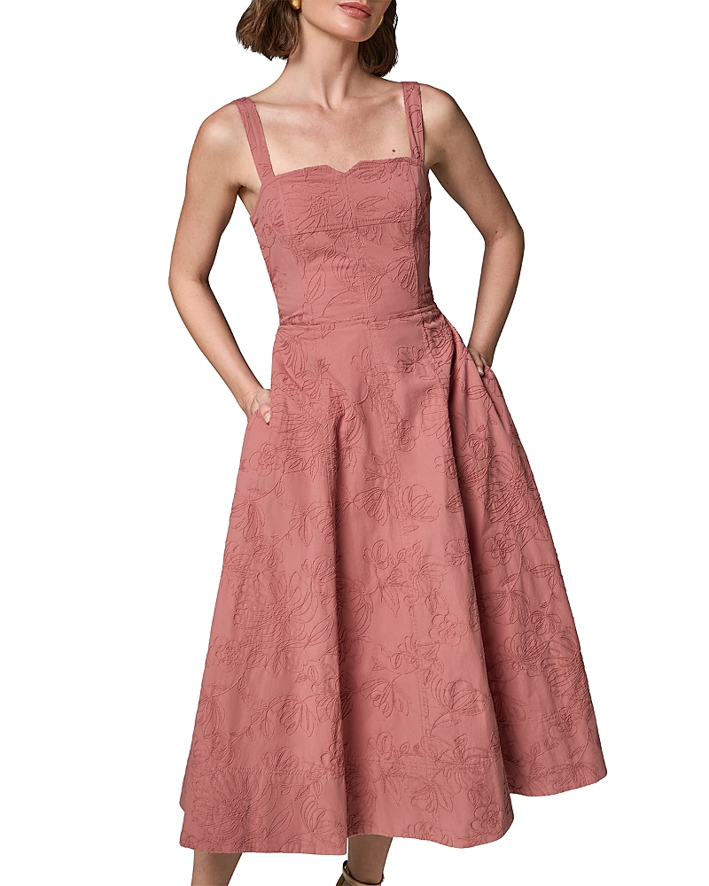 Donna Karan Donna Karan Embroidered Midi Dress
