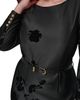 DONNA KARAN DONNA KARAN Flocked Scuba Sheath Dress - 3