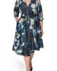 DONNA KARAN DONNA KARAN Floral Organza Shirtdress - 1