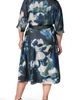 DONNA KARAN DONNA KARAN Floral Organza Shirtdress - 2