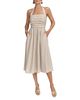 Donna Karan Donna Karan Halterneck Midi Dress - 5