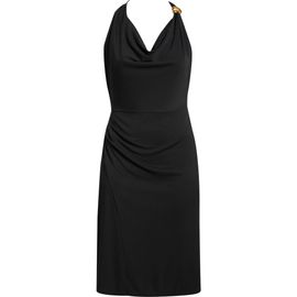 DONNA KARAN DONNA KARAN Hardware Detail Halter Neck Midi Dress