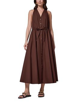 Donna Karan Donna Karan Midi Fit & Flare Dress