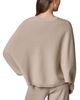 Donna Karan Donna Karan Milano Stitch Rib Trimmed Dolman Sleeve Sweater - 3