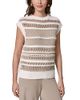 Donna Karan Weekend Donna Karan New York Crewneck Sleeveless Fringed Sweater - 1