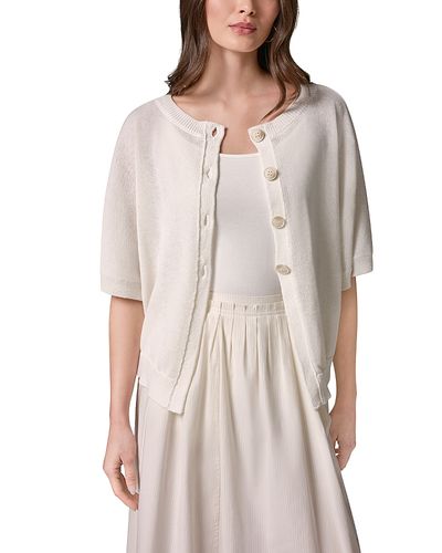 Donna Karan Weekend Donna Karan New York Oversized Short Sleeve Cardigan