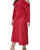DONNA KARAN DONNA KARAN Off the Shoulder Long Sleeve Midi Dress - 3