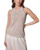 Donna Karan Donna Karan Paper Tape Halter Sweater Tank Top - 1