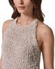 Donna Karan Donna Karan Paper Tape Halter Sweater Tank Top - 4