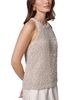 Donna Karan Donna Karan Paper Tape Halter Sweater Tank Top - 5