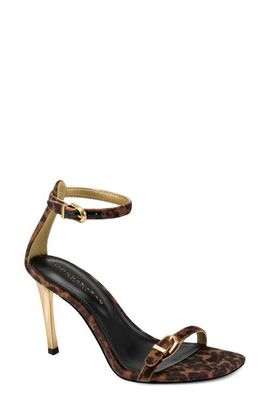 DONNA KARAN DONNA KARAN Pryce Genuine Calf Hair Ankle Strap Sandal
