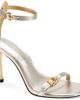 DONNA KARAN DONNA KARAN Pryce Metallic Ankle Strap Sandal - 1