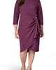 DONNA KARAN DONNA KARAN Side Drape Sheath Dress - 1