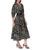 Donna Karan New York Donna Karan Belted Organza Shirtdress - 3