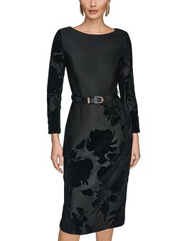 Donna Karan New York Donna Karan Belted Sheath Dress