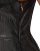 Donna Karan New York Donna Karan New York Asymmetric Drape Faux Leather Midi Dress - 4