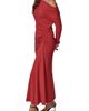 Donna Karan New York Donna Karan New York Asymmetric Long Sleeve Dress - 3