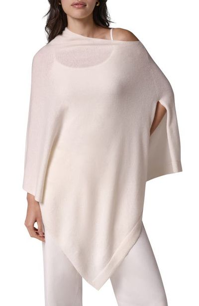 Donna Karan New York Donna Karan New York Asymmetric Wool & Cashmere Poncho