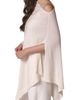 Donna Karan New York Donna Karan New York Asymmetric Wool & Cashmere Poncho - 3