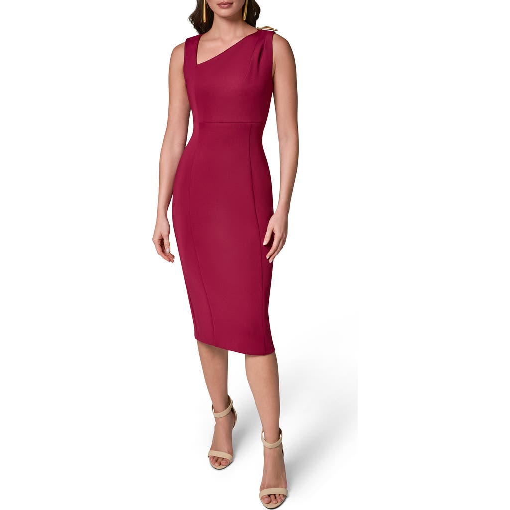 Donna Karan New York Donna Karan New York Asymmetrical Neckline Sheath Dress