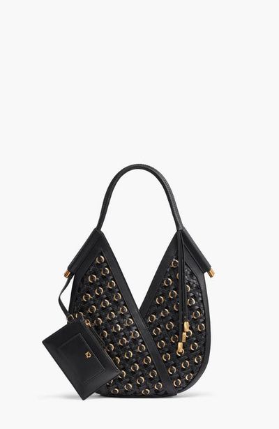 Donna Karan New York Donna Karan New York Baldwin Woven Grommet Shoulder Bag