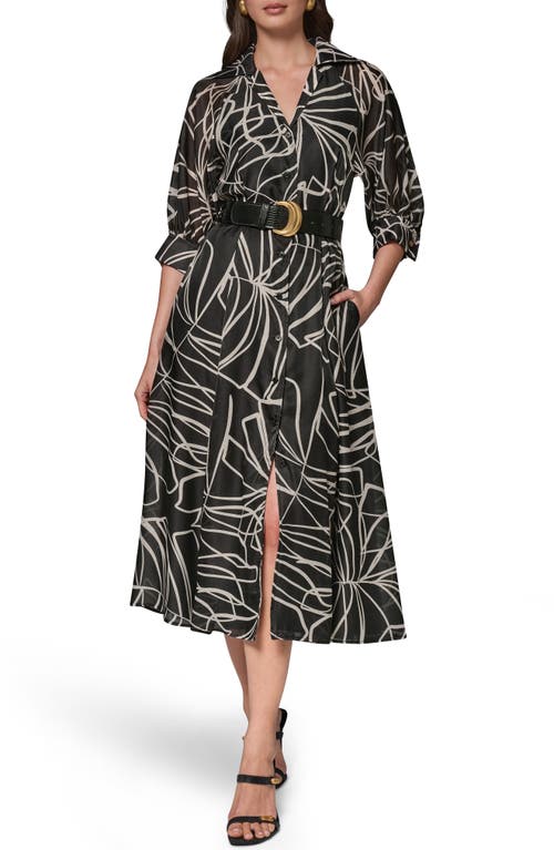 Donna Karan New York Donna Karan New York Belted Midi Shirtdress
