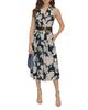 Donna Karan New York Donna Karan New York Belted Sleeveless Chiffon Dress - 2