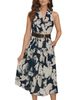 Donna Karan New York Donna Karan New York Belted Sleeveless Chiffon Dress - 3
