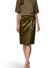 Donna Karan New York Donna Karan New York Belted Wrap Midi Skirt - 5