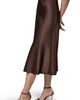Donna Karan New York Donna Karan New York Bias Cut Satin Midi Skirt - 3