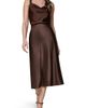 Donna Karan New York Donna Karan New York Bias Cut Satin Midi Skirt - 5