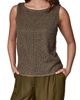 Donna Karan New York Donna Karan New York Boat Neck Metallic Beaded Tank - 1