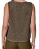Donna Karan New York Donna Karan New York Boat Neck Metallic Beaded Tank - 2