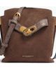 Donna Karan New York Donna Karan New York Bridgehampton Python Suede Small Crossbody Bag - 1