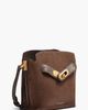 Donna Karan New York Donna Karan New York Bridgehampton Python Suede Small Crossbody Bag - 3