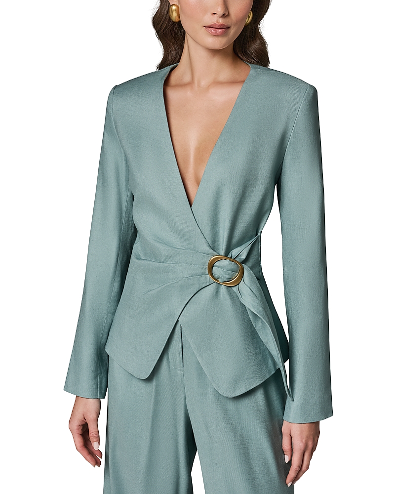 Donna Karan New York Donna Karan New York Buckled Wrap Blazer