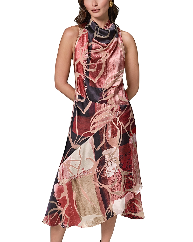 Donna Karan New York Donna Karan New York Burnout Velvet Midi Dress
