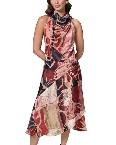 Donna Karan New York Donna Karan New York Burnout Velvet Midi Dress