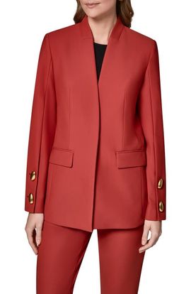 Donna Karan New York Donna Karan New York Button Cuff Blazer