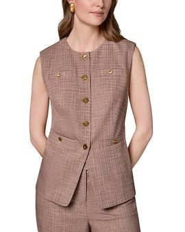 Donna Karan New York Donna Karan New York Button Front Vest