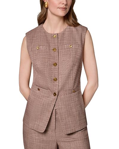 Donna Karan New York Donna Karan New York Button Front Vest