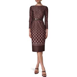 Donna Karan New York Donna Karan New York Chain Link Print Sheath Dress