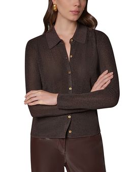 Donna Karan New York Donna Karan New York Collared Cardigan