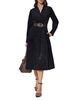 Donna Karan New York Donna Karan New York Corduroy Belted Midi Shirt Dress - 2