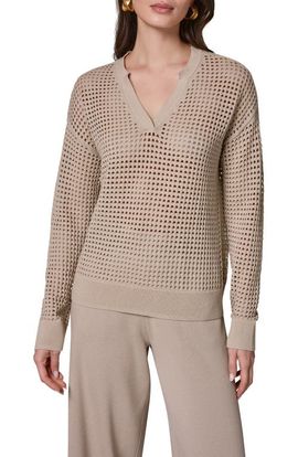 Donna Karan New York Donna Karan New York Cotton Pointelle Sweater
