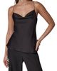 Donna Karan New York Donna Karan New York Cowl Neck Cami with Metallic Hardware Straps - 1