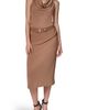 Donna Karan New York Donna Karan New York Cowl Neck Sleeveless Midi Dress - 1
