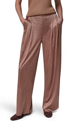 Donna Karan New York Donna Karan New York Crinkled Wide Leg Pants