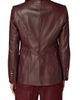 Donna Karan New York Donna Karan New York Double Breasted Leather Blazer - 2